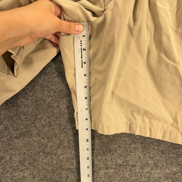 Club Room Shorts Men 34 Beige Mid Rise Bermuda Flat Front Pockets Regular Fit - Picture 5 of 8